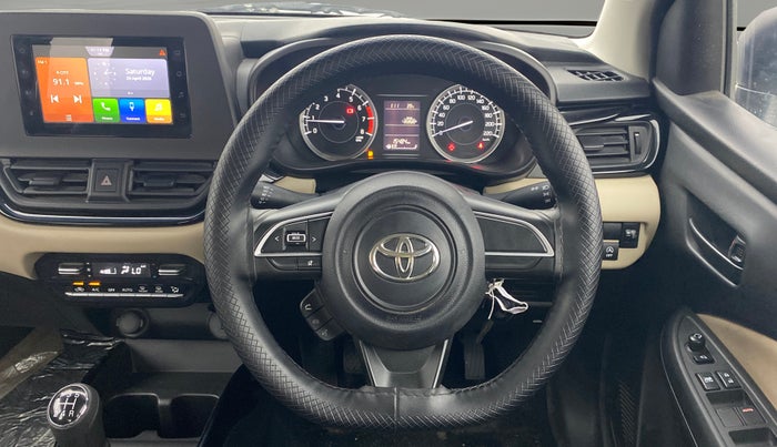 2024 Toyota Glanza S, CNG, Manual, 15,482 km, Steering Wheel Close Up