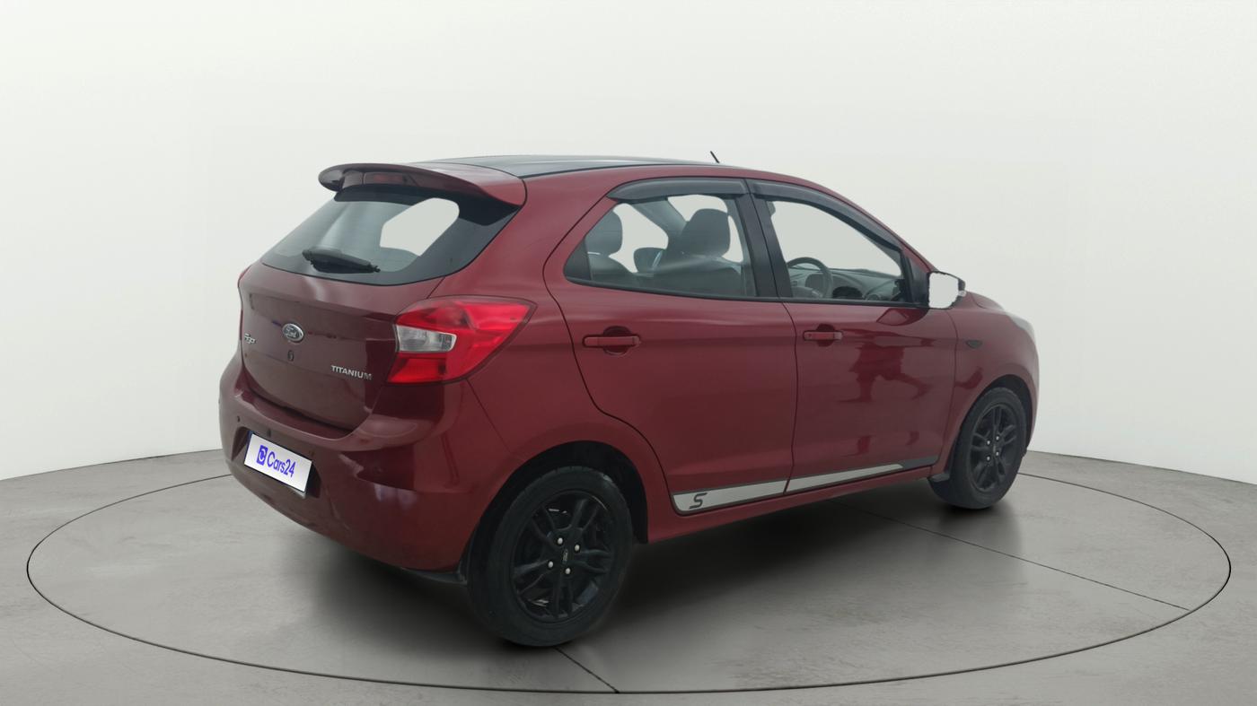 2018 Ford New Figo TITANIUM 1.2 PETROL MT, Petrol, Manual, 72,271 km, Right Back Diagonal