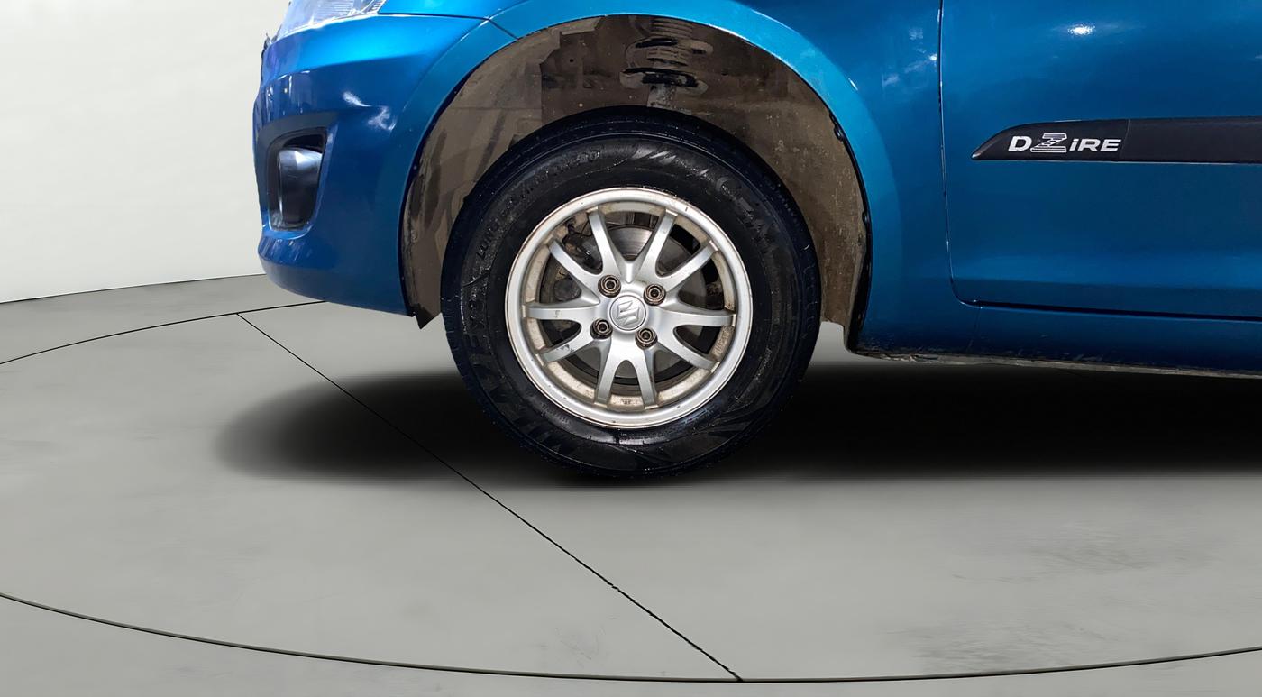 2013 Maruti Swift Dzire VXI, Petrol, Manual, 50,679 km, Left Front Wheel