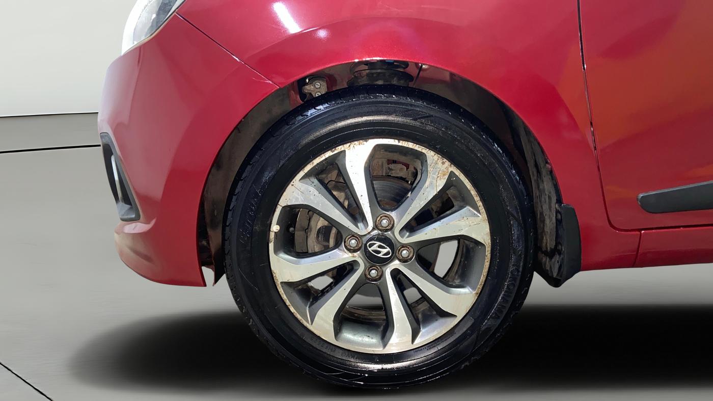 2014 Hyundai Xcent SX AT 1.2 (O), Petrol, Automatic, 44,934 km, Left Front Wheel
