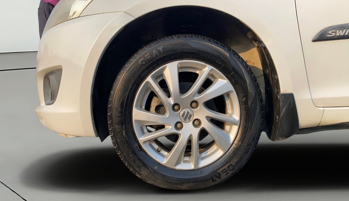 2013 Maruti Swift ZXI, Petrol, Manual, 75,340 km, Left Front Wheel