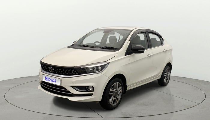 2023 Tata TIGOR XZ PLUS LEATHERETTE, Petrol, Manual, 28,096 km, Left Front Diagonal