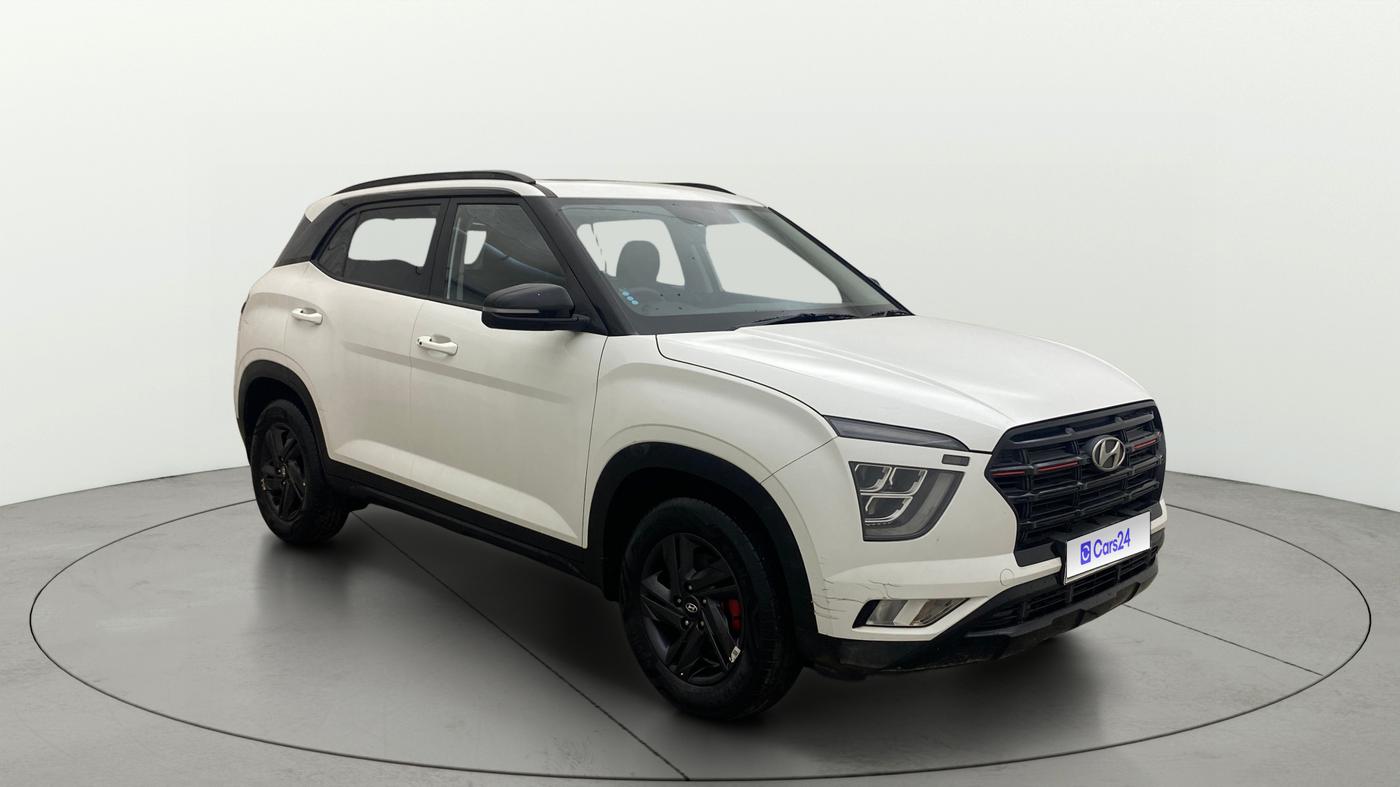 2023 Hyundai Creta S PLUS KNIGHT 1.5 PETROL, Petrol, Manual, 33,786 km, Right Front Diagonal