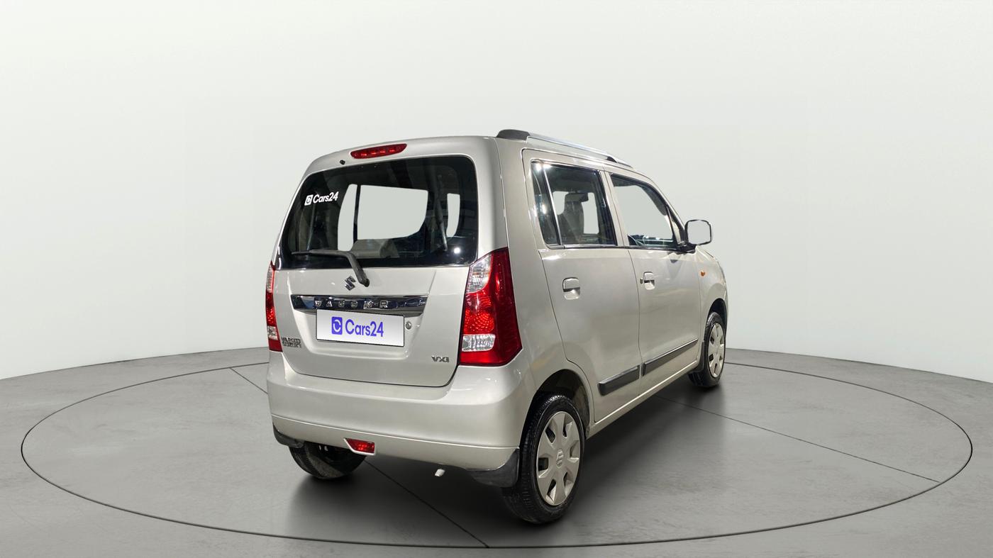 2014 Maruti Wagon R 1.0 VXI, Petrol, Manual, 81,173 km, Right Back Diagonal