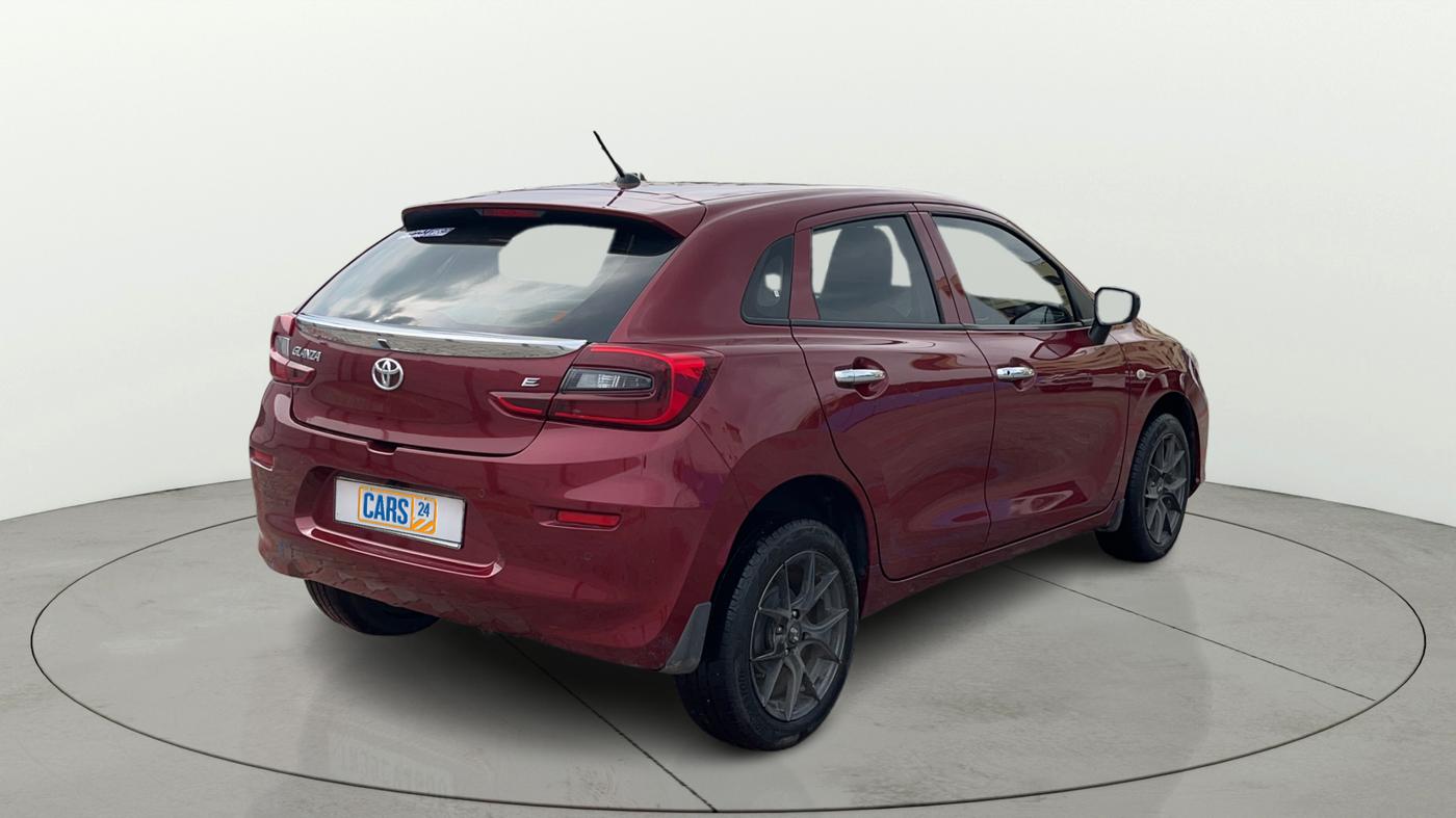 2023 Toyota Glanza E, Petrol, Manual, 75,548 km, Right Back Diagonal