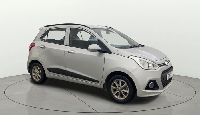 2015 Hyundai Grand i10 ASTA (O) 1.2 KAPPA VTVT, Petrol, Manual, 1,25,546 km, Right Front Diagonal