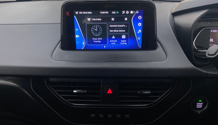 2022 Tata NEXON XZA PLUS (PREMIUM) PETROL DARK EDITION, Petrol, Automatic, 67,427 km, Air Conditioner