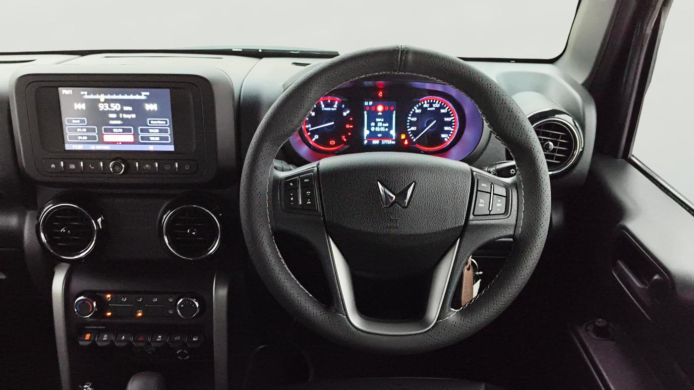 2023 Mahindra Thar LX PETROL HT 4WD AT, Petrol, Automatic, 17,621 km, Steering Wheel Close Up