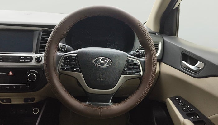 2018 Hyundai Verna 1.6 VTVT SX O, Petrol, Manual, 1,11,324 km, Steering Wheel Close Up