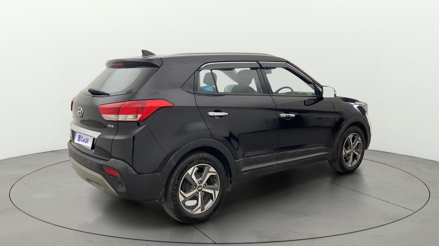 2018 Hyundai Creta SX AT 1.6 PETROL, Petrol, Automatic, 65,608 km, Right Back Diagonal