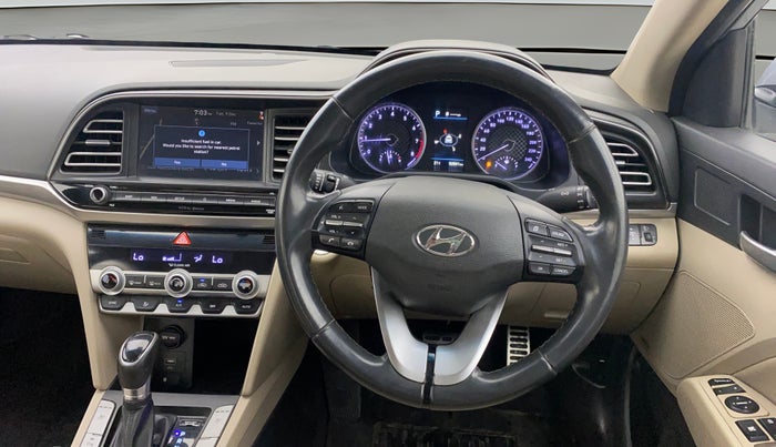 2021 Hyundai New Elantra 2.0 SX(O) AT PETROL, Petrol, Automatic, 52,041 km, Steering Wheel Close Up