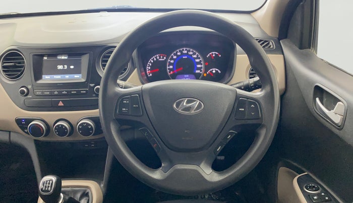 2017 Hyundai Grand i10 SPORTZ 1.2 KAPPA VTVT, Petrol, Manual, 77,942 km, Steering Wheel Close Up