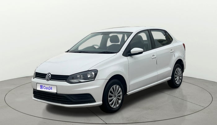 2019 Volkswagen Ameo TRENDLINE 1.5L, Diesel, Manual, 1,00,303 km, Left Front Diagonal