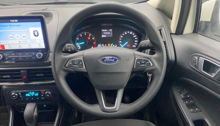2018 Ford Ecosport TREND + 1.5L PETROL AT, Petrol, Automatic, 74,131 km, Steering Wheel Close Up