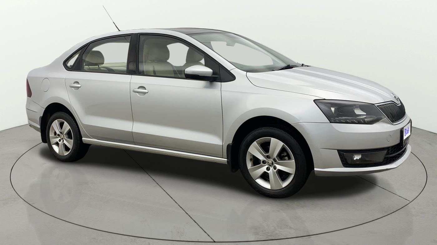 2020 Skoda Rapid 1.0 AMBITION TSI MT, Petrol, Manual, 23,996 km, Right Front Diagonal