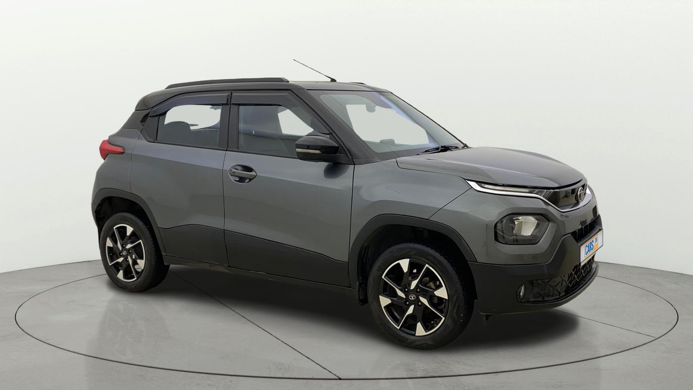 2021 Tata PUNCH CREATIVE AMT 1.2 RTN DUAL TONE, Petrol, Automatic, 43,489 km, Right Front Diagonal
