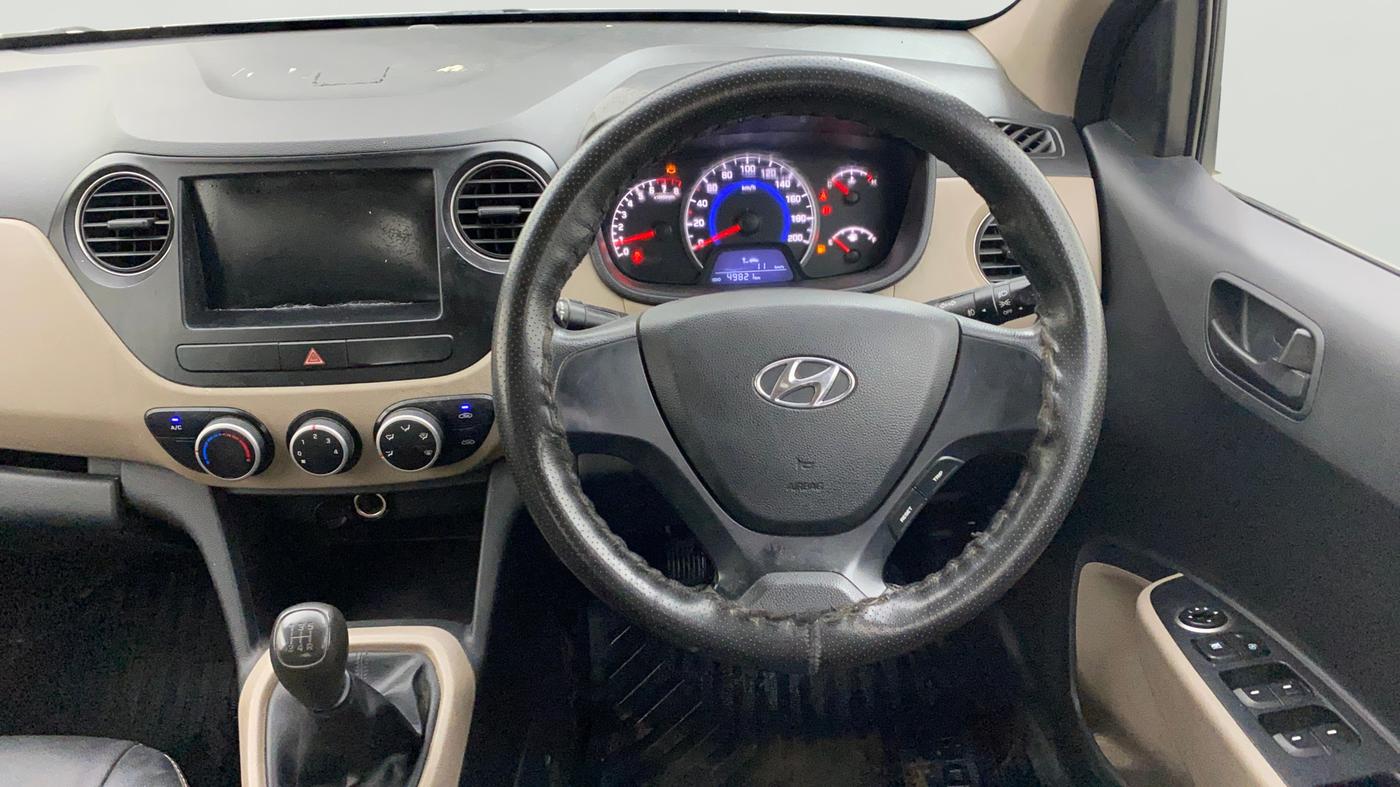 2017 Hyundai Grand i10 MAGNA 1.2 KAPPA VTVT, Petrol, Manual, 49,820 km, Steering Wheel Close Up