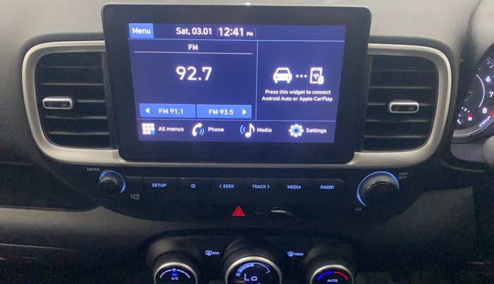 2021 Hyundai VENUE SX 1.0 TURBO, Petrol, Manual, 14,878 km, Air Conditioner