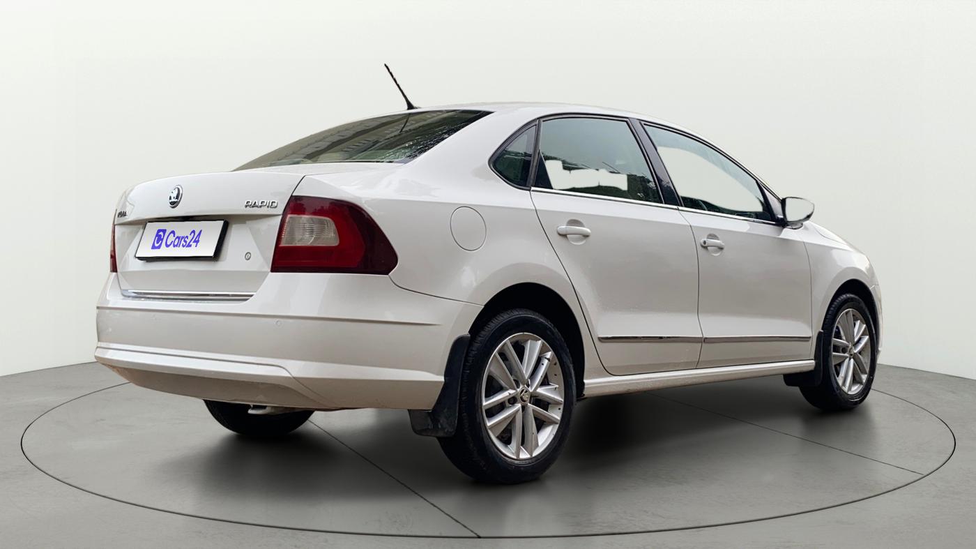 2021 Skoda Rapid STYLE TSI, Petrol, Manual, 1,00,116 km, Right Back Diagonal