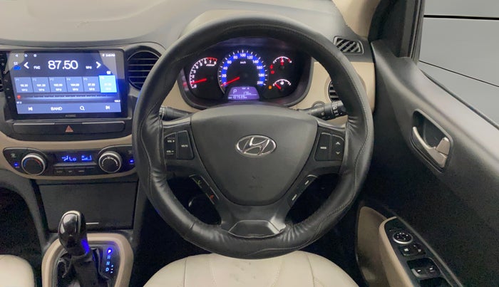 2014 Hyundai Xcent SX AT 1.2 (O), Petrol, Automatic, 1,07,526 km, Steering Wheel Close Up