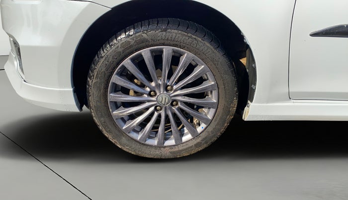 2018 Maruti Ciaz S 1.4 MT PETROL, Petrol, Manual, 1,15,740 km, Left Front Wheel