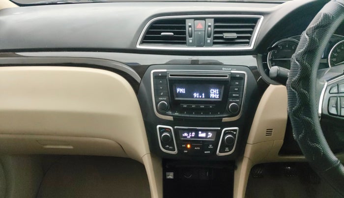 2017 Maruti Ciaz ZETA 1.4  MT PETROL, Petrol, Manual, 65,539 km, Air Conditioner