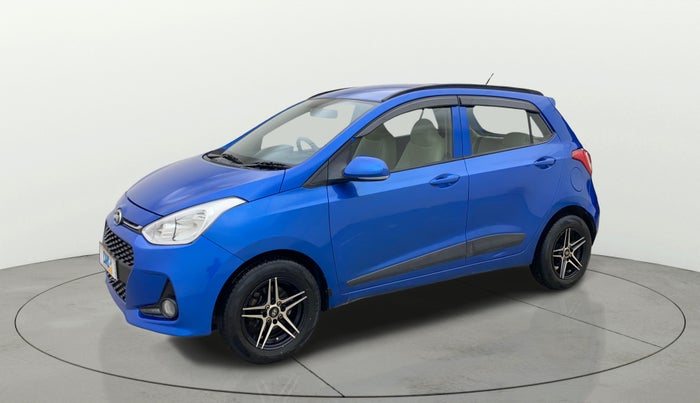 2017 Hyundai Grand i10 SPORTZ (O) AT 1.2 KAPPA VTVT, Petrol, Automatic, 44,634 km, Left Front Diagonal