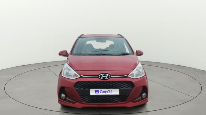 2017 Hyundai Grand i10 SPORTZ (O) AT 1.2 KAPPA VTVT, Petrol, Automatic, 26,999 km, Front