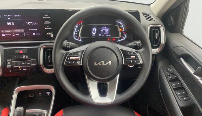 2021 KIA SONET HTK PLUS 1.0 IMT, Petrol, Manual, 23,140 km, Steering Wheel Close Up