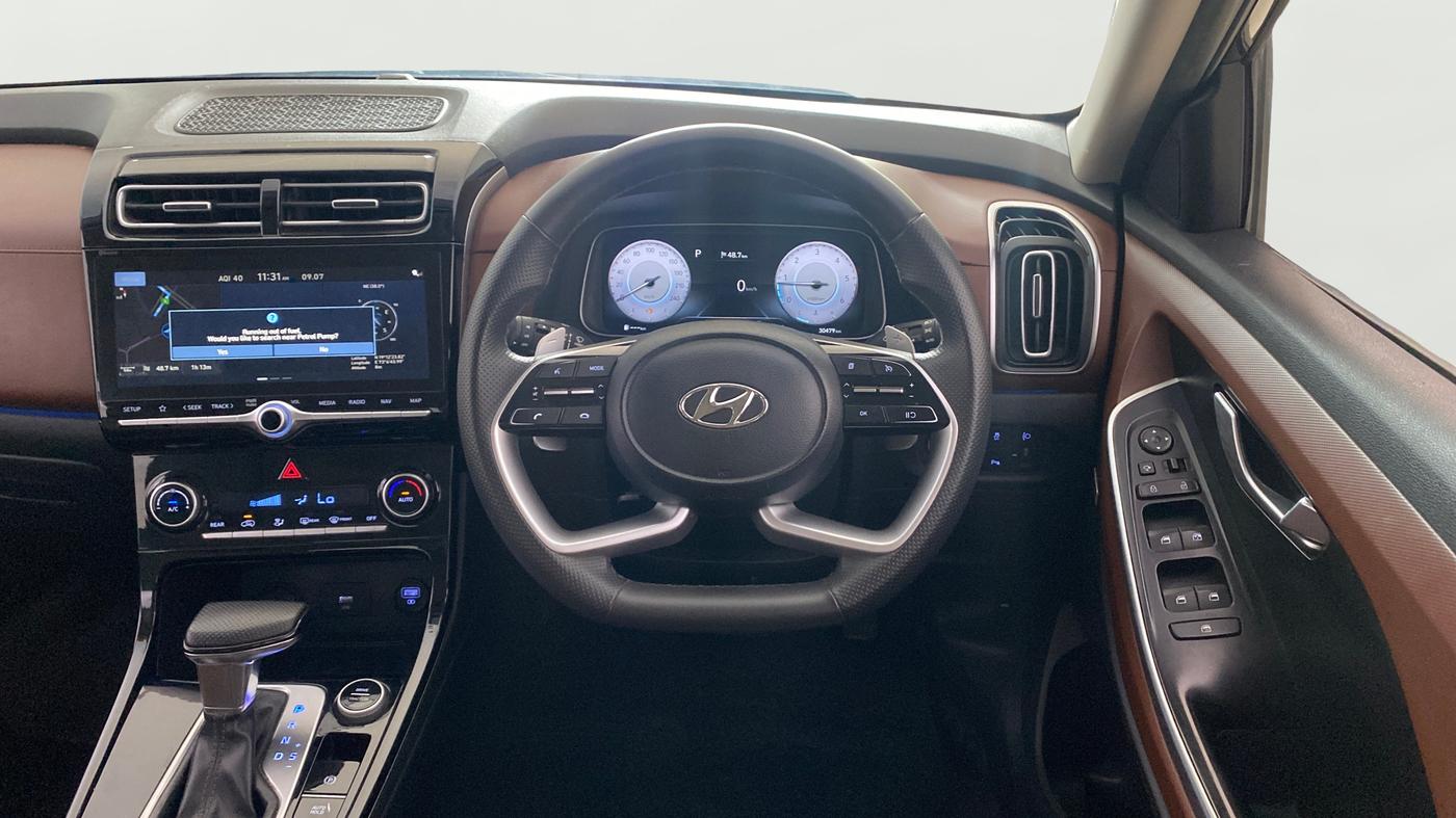 2022 Hyundai ALCAZAR 1.5 SIGNATURE (O) AT 6STR, Diesel, Automatic, 30,479 km, Steering Wheel Close Up
