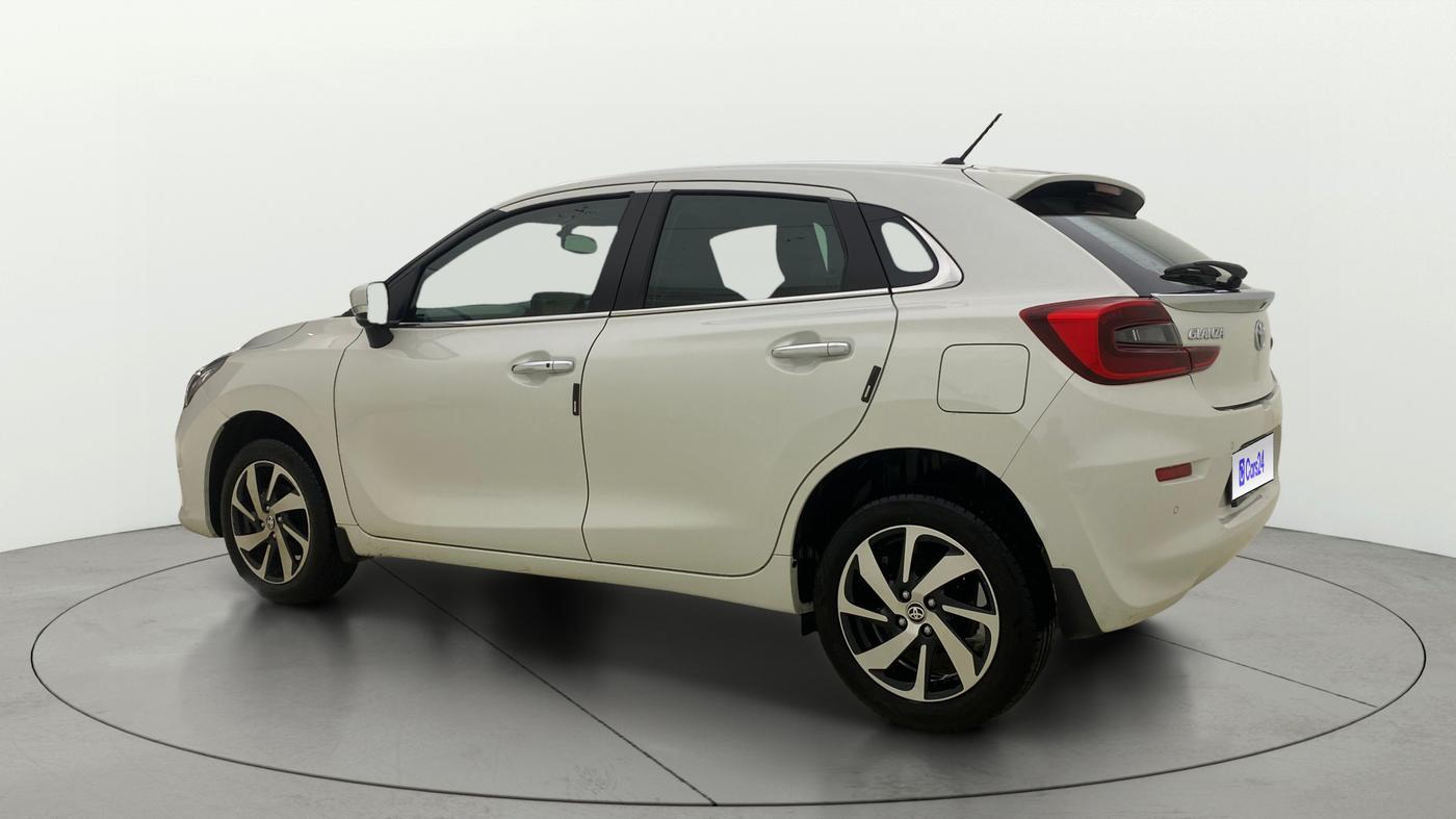 2025 Toyota Glanza V AMT, Petrol, Automatic, 2,344 km, Left Back Diagonal
