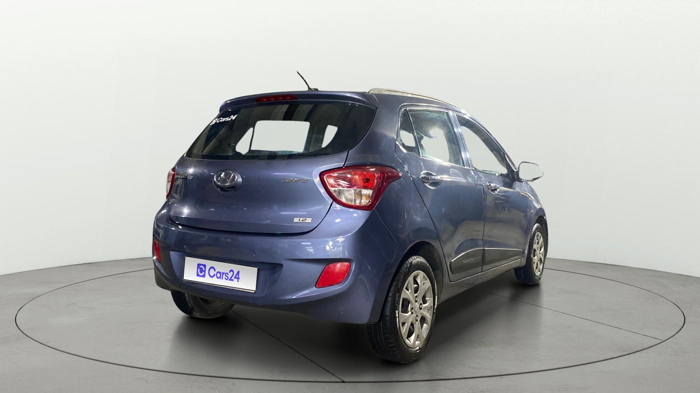 2015 Hyundai Grand i10 SPORTZ 1.2 KAPPA VTVT, Petrol, Manual, 84,265 km, Right Back Diagonal