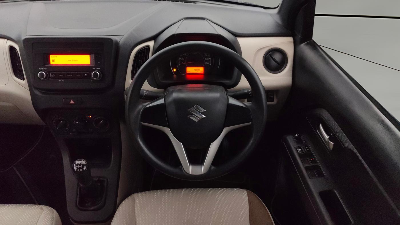 2019 Maruti New Wagon-R VXI 1.0, Petrol, Manual, 46,570 km, Steering Wheel Close Up
