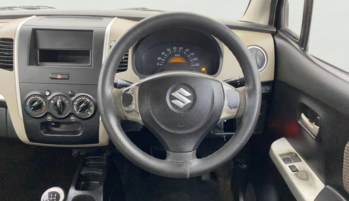 2015 Maruti Wagon R 1.0 LXI CNG, CNG, Manual, 1,10,768 km, Steering Wheel Close Up