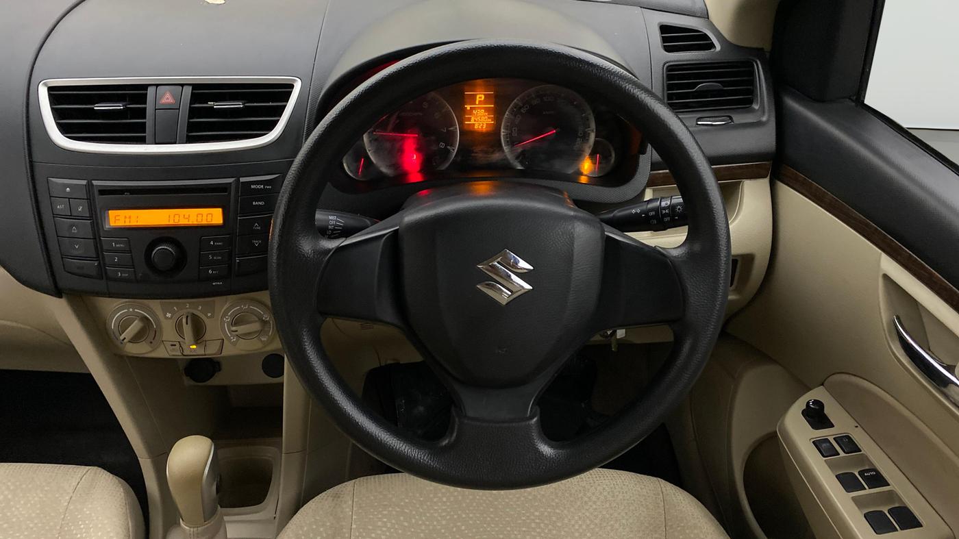 2014 Maruti Swift Dzire VXI AT, Petrol, Automatic, 84,580 km, Steering Wheel Close Up