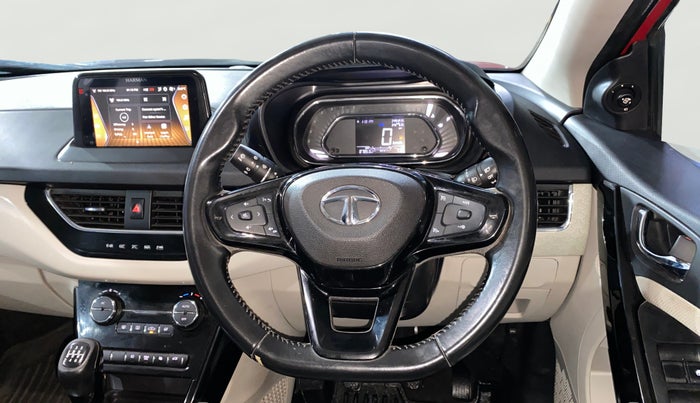 2022 Tata NEXON XZ PLUS (HS) PETROL DUAL TONE, Petrol, Manual, 87,846 km, Steering Wheel Close Up