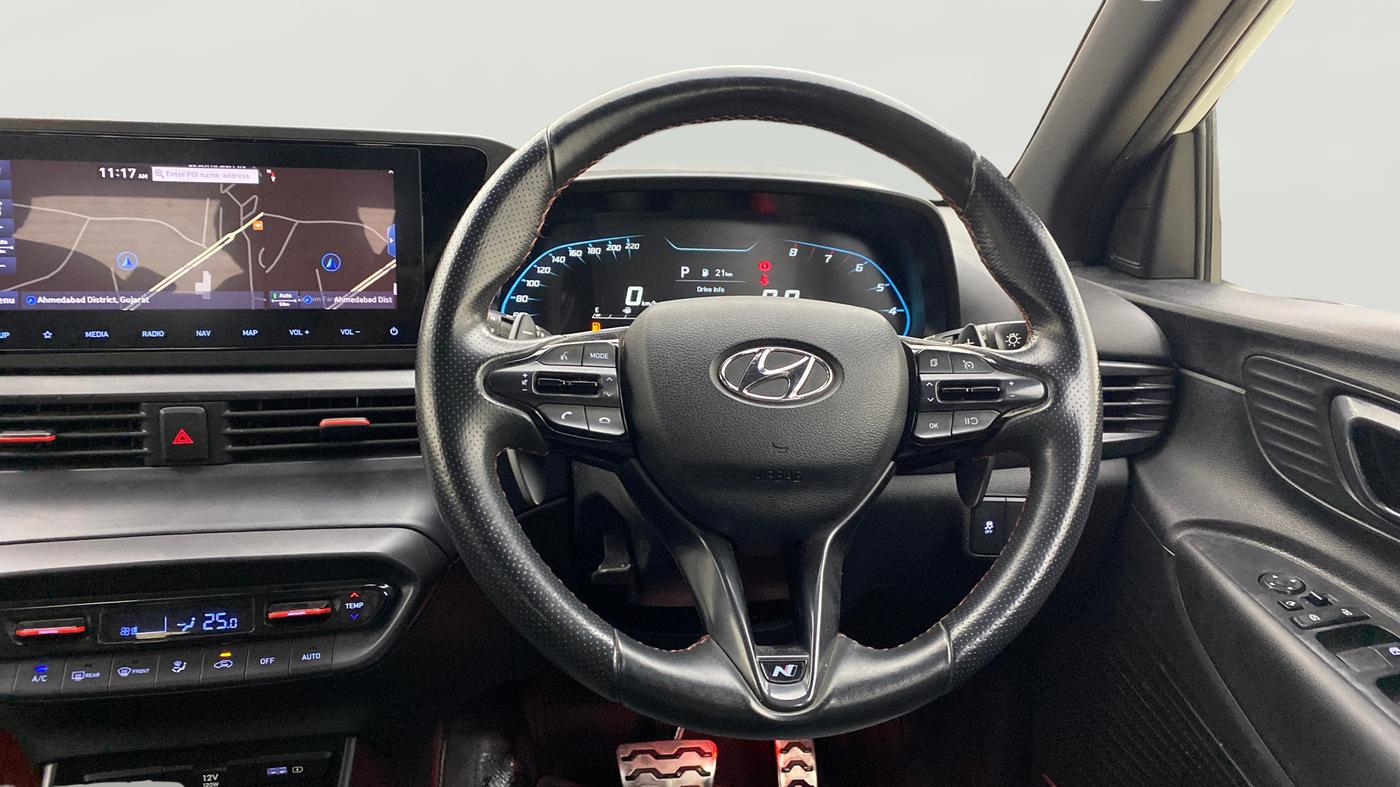 2022 Hyundai NEW I20 N LINE N8 1.0 TURBO GDI DCT, Petrol, Automatic, 51,977 km, Steering Wheel Close Up