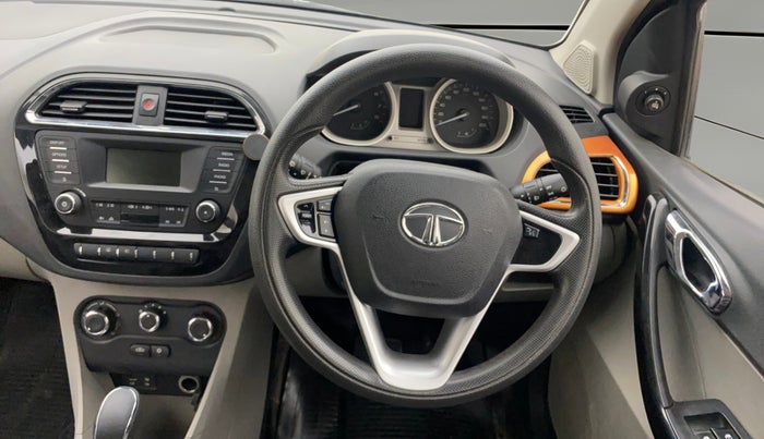 2017 Tata Tiago XZA PETROL, Petrol, Automatic, 14,836 km, Steering Wheel Close Up