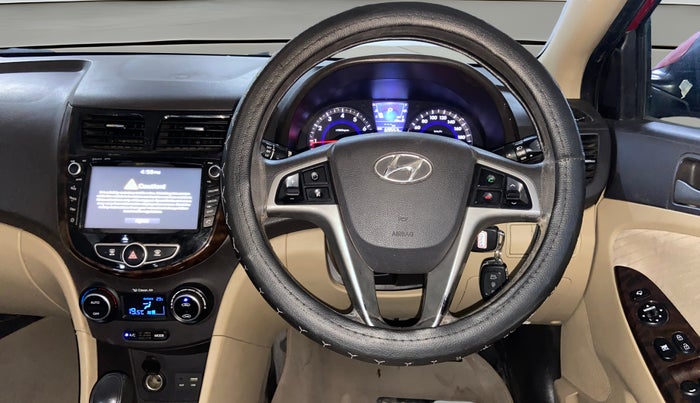 2016 Hyundai Verna 1.6 VTVT SX AT, Petrol, Automatic, 69,543 km, Steering Wheel Close Up