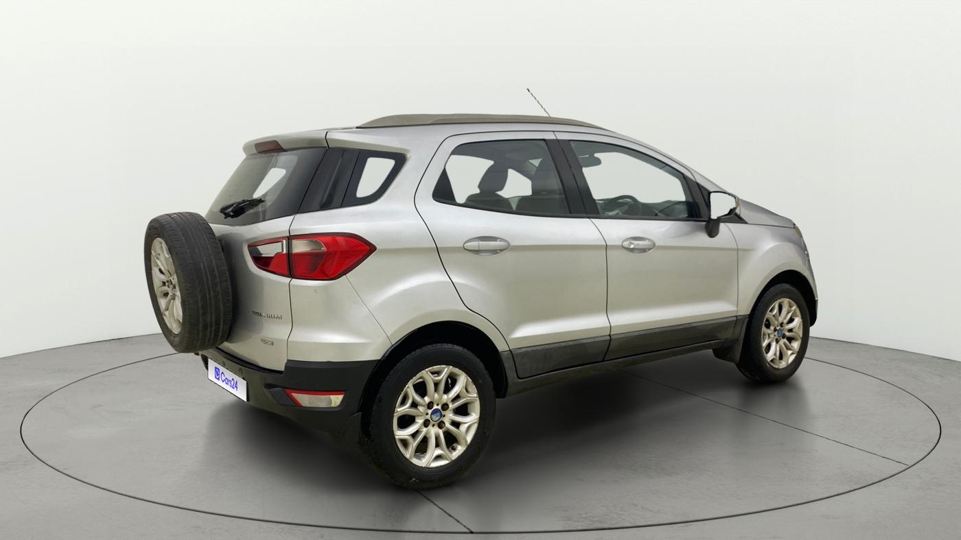 2016 Ford Ecosport TITANIUM 1.5L DIESEL, Diesel, Manual, 1,49,555 km, Right Back Diagonal