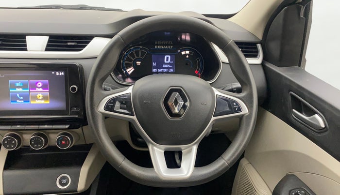 2022 Renault TRIBER RXZ AMT DUAL TONE, Petrol, Automatic, 30,814 km, Steering Wheel Close Up