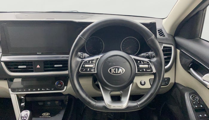 2020 KIA SELTOS HTX 1.5 PETROL, Petrol, Manual, 35,831 km, Steering Wheel Close Up