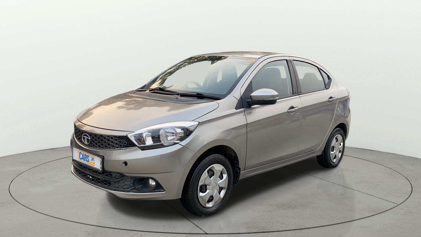 2019 Tata TIGOR XZ PETROL, CNG, Manual, 82,763 km, Left Front Diagonal