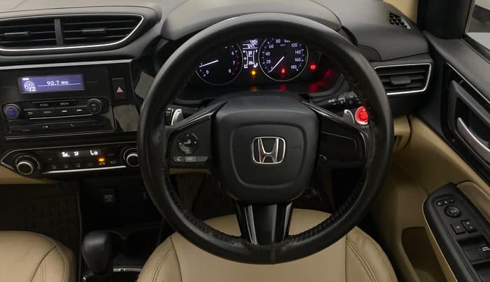 2018 Honda Amaze 1.2L I-VTEC V CVT, Petrol, Automatic, 42,618 km, Steering Wheel Close Up