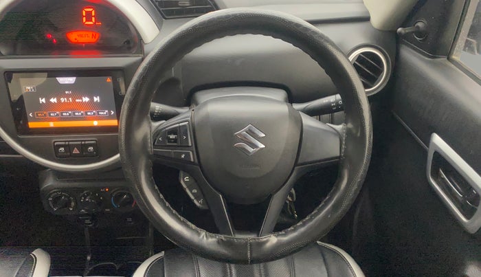2019 Maruti S PRESSO VXI PLUS AMT, Petrol, Automatic, 49,592 km, Steering Wheel Close Up