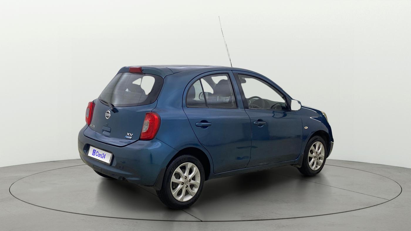 2016 Nissan Micra XV CVT, Petrol, Automatic, 1,06,211 km, Right Back Diagonal
