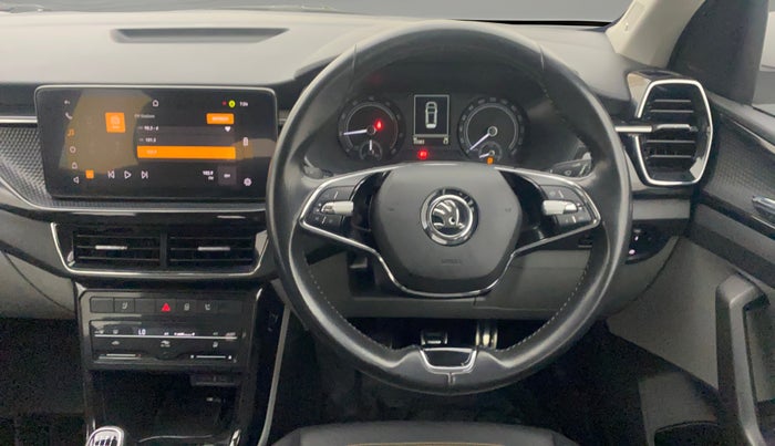 2022 Skoda KUSHAQ STYLE 1.0L TSI MT, Petrol, Manual, 33,412 km, Steering Wheel Close Up