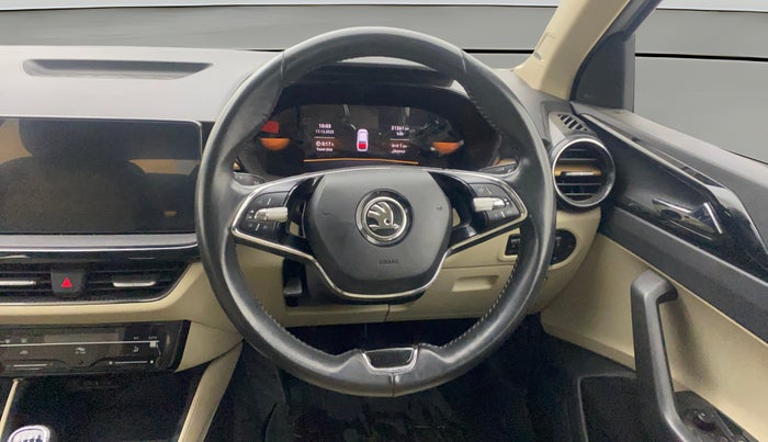 2022 Skoda SLAVIA STYLE 1.0L TSI MT, Petrol, Manual, 51,318 km, Steering Wheel Close Up