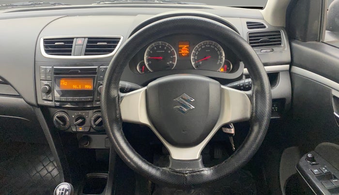 2014 Maruti Swift VXI, Petrol, Manual, 76,015 km, Steering Wheel Close Up