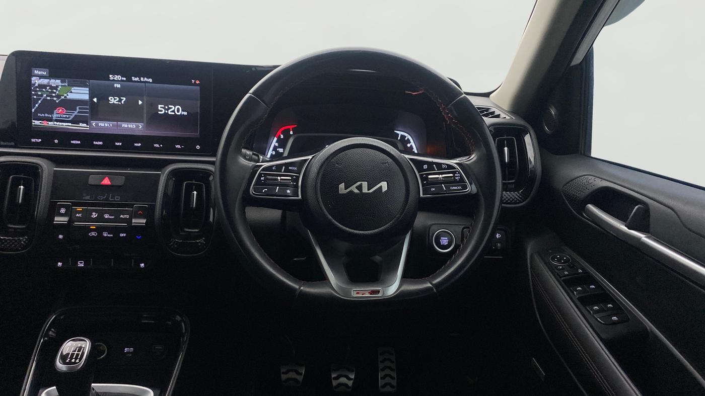 2022 KIA SONET GTX PLUS 1.5, Diesel, Manual, 1,19,285 km, Steering Wheel Close Up